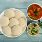 idli sambar with chatpati chutney